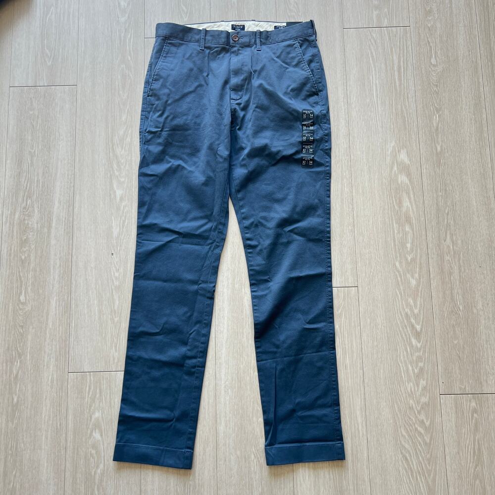 J Crew Factory Flex Athletic Slim Chino Pants W32 L34
